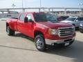 Fire Red - Sierra 3500HD Crew Cab 4x4 Dually Photo No. 7