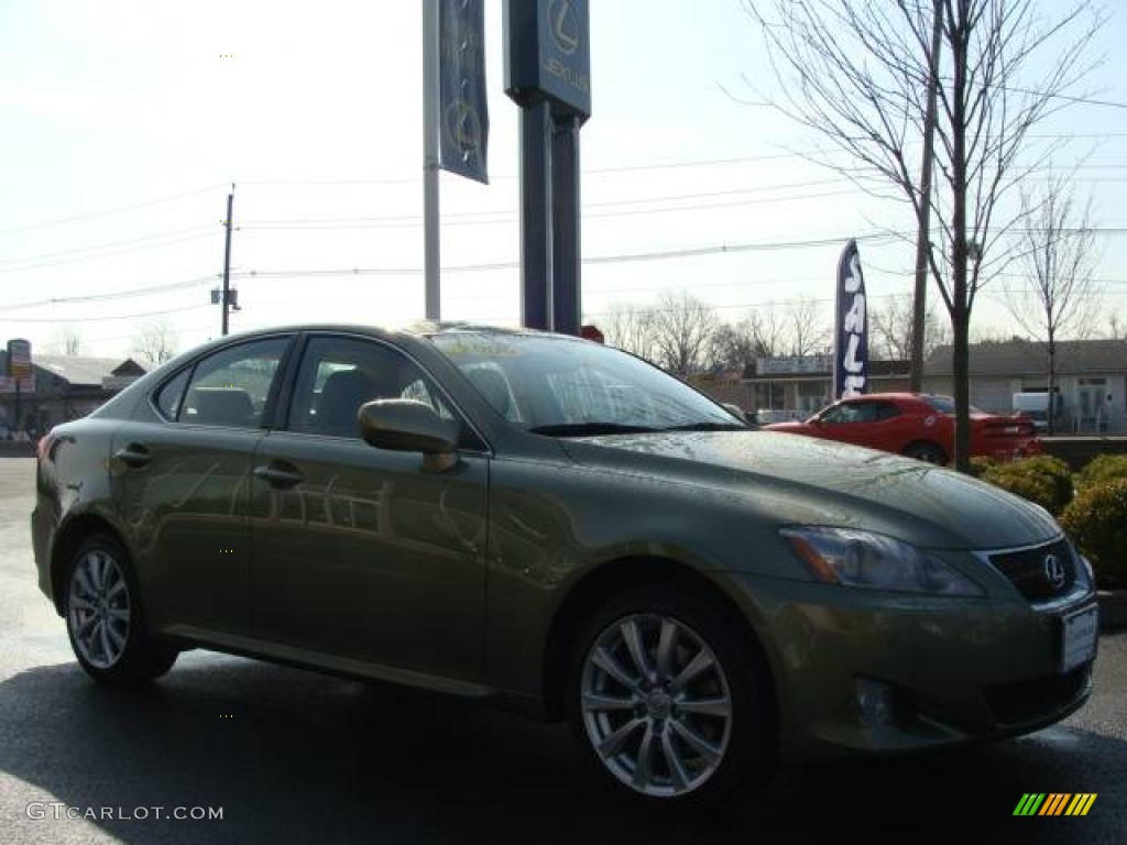 2006 IS 250 AWD - Desert Sage Metallic / Cashmere Beige photo #3