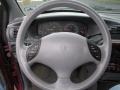 Mist Gray 2000 Chrysler Town & Country LX Steering Wheel