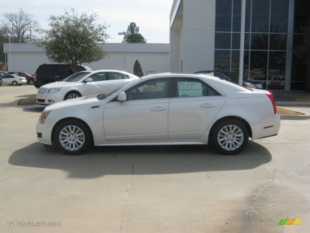 2012 CTS 3.0 Sedan - White Diamond Tricoat / Light Titanium/Ebony photo #2