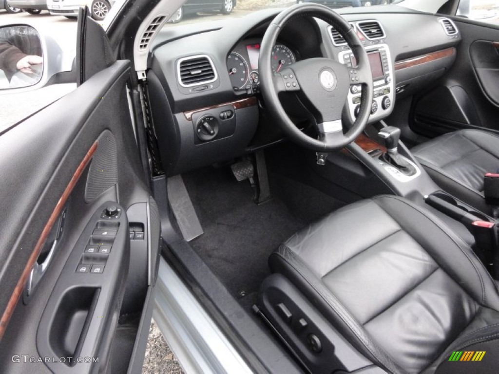 Titan Black Interior 2007 Volkswagen Eos 3.2 Photo #61736454