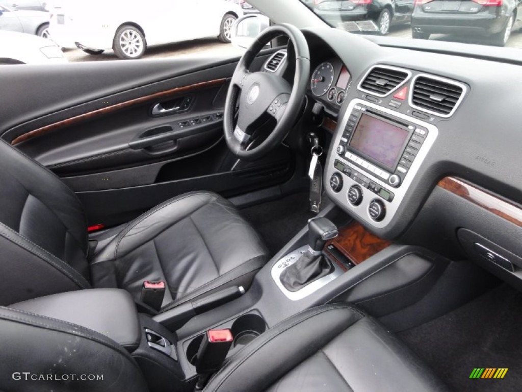 Titan Black Interior 2007 Volkswagen Eos 3.2 Photo #61736508
