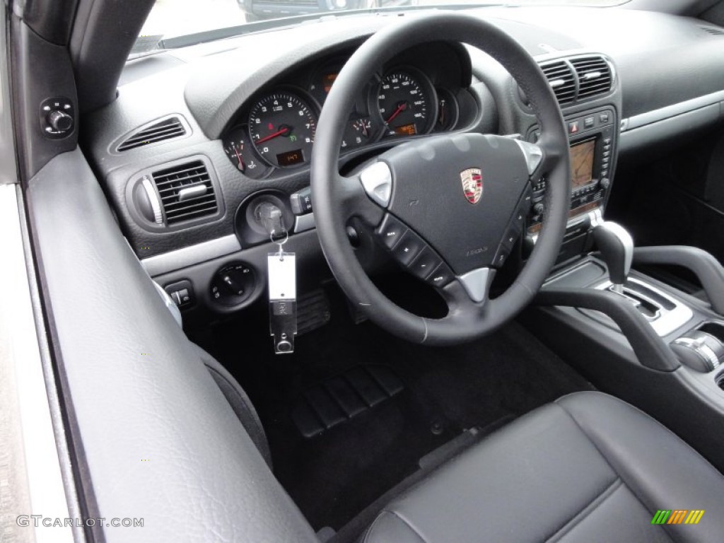 Black Interior 2008 Porsche Cayenne Tiptronic Photo #61738080