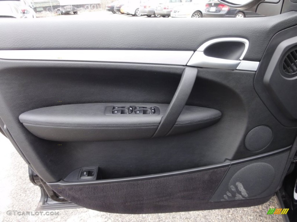 2008 Porsche Cayenne Tiptronic Black Door Panel Photo #61738099