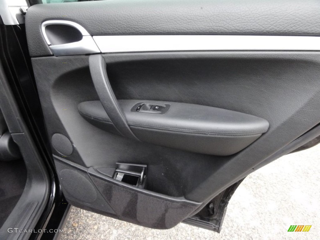 2008 Porsche Cayenne Tiptronic Black Door Panel Photo #61738217