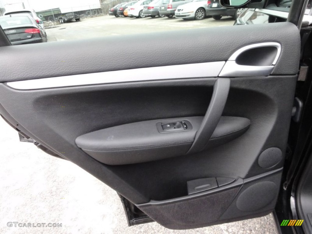2008 Porsche Cayenne Tiptronic Black Door Panel Photo #61738235