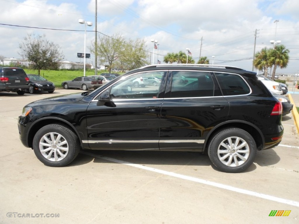 Black 2012 Volkswagen Touareg TDI Sport 4XMotion Exterior Photo #61738290