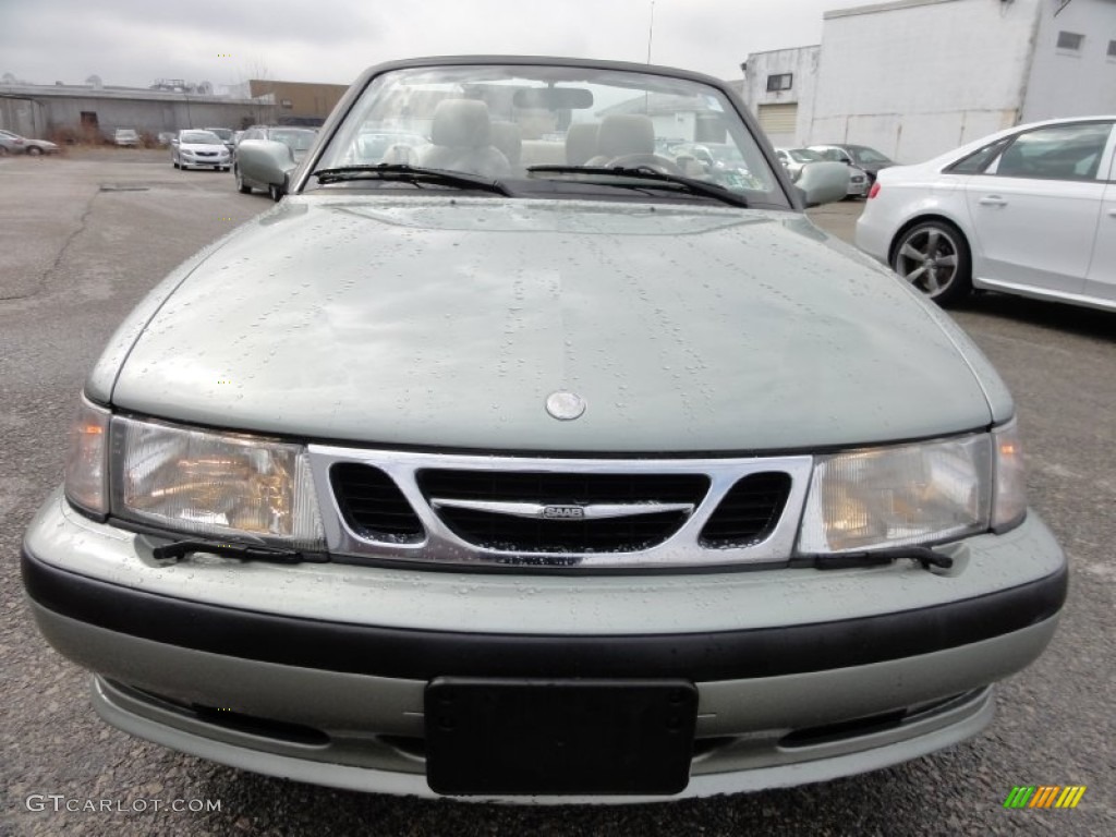 2000 9-3 SE Convertible - Sun Green Metallic / Warm Beige photo #4