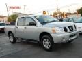 2004 Radiant Silver Nissan Titan SE Crew Cab 4x4  photo #3