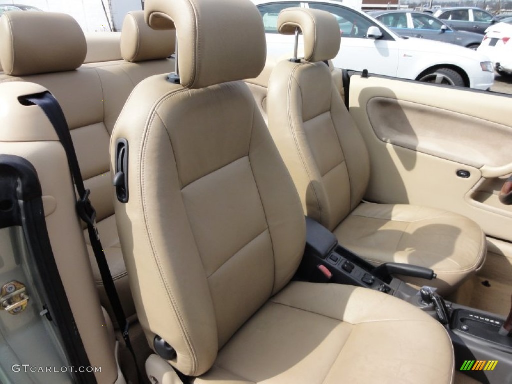 2000 9-3 SE Convertible - Sun Green Metallic / Warm Beige photo #21