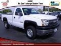 2005 Summit White Chevrolet Silverado 2500HD Regular Cab  photo #1