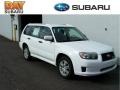 2008 Aspen White Subaru Forester 2.5 X Sports  photo #1