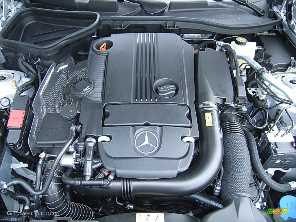 2012 Mercedes-Benz SLK 250 Roadster 1.8 Liter GDI Turbocharged DOHC 16-Valve VVT 4 Cylinder Engine Photo #61739607