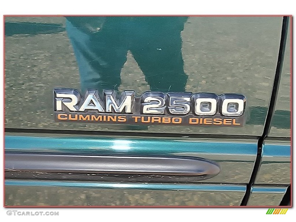 1998 Ram 2500 Laramie Extended Cab 4x4 - Emerald Green / Tan photo #8