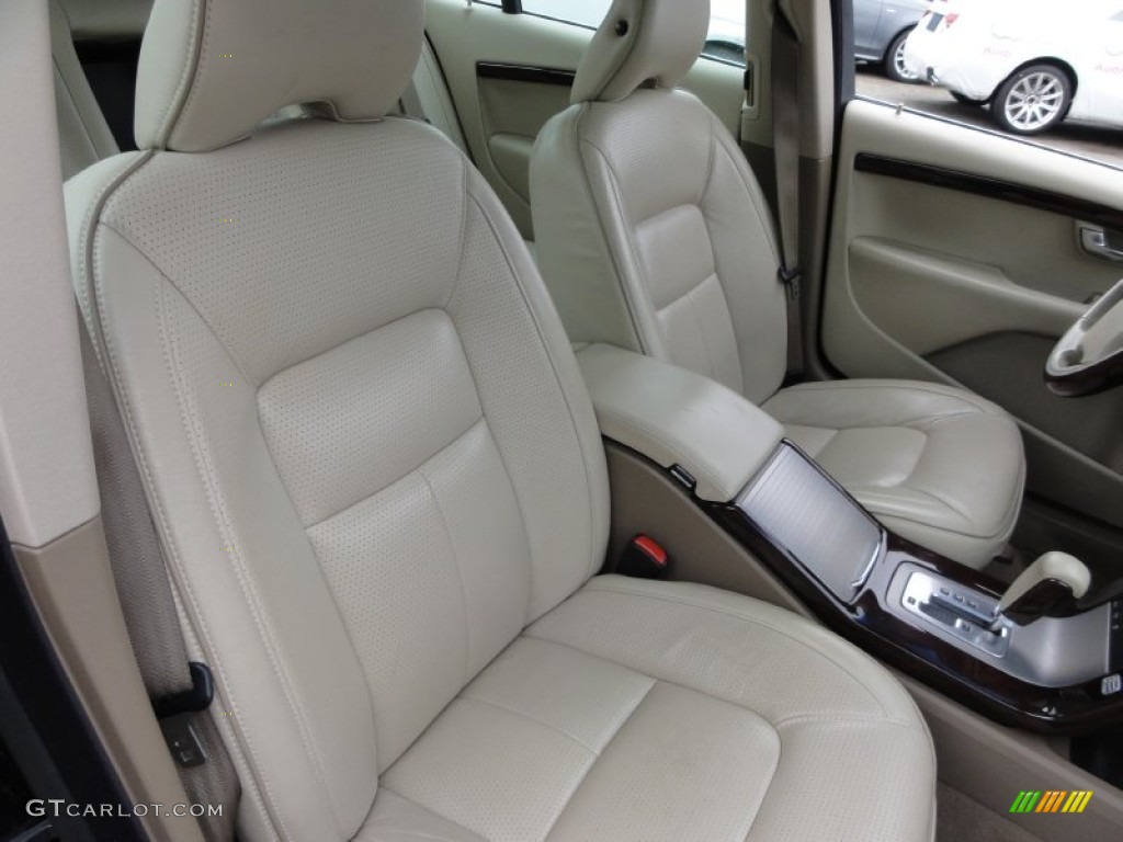 Anthracite Black Interior 2009 Volvo S80 T6 AWD Photo #61740426