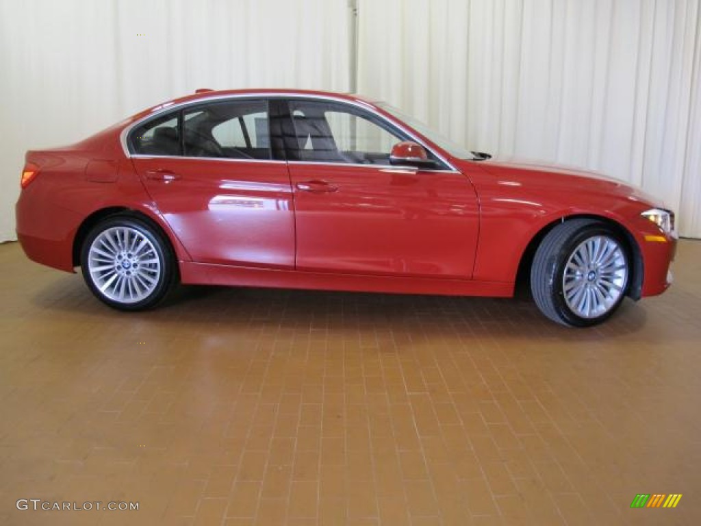 2012 3 Series 328i Sedan - Melbourne Red Metallic / Black photo #2