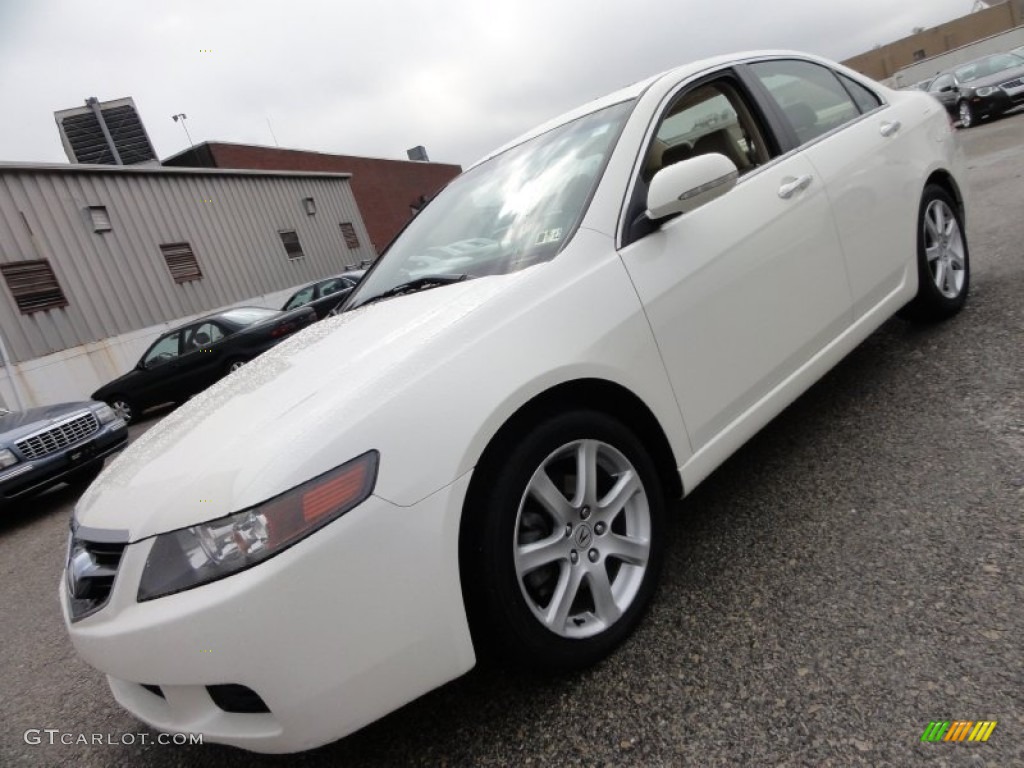 2005 TSX Sedan - Premium White Pearl / Quartz photo #3