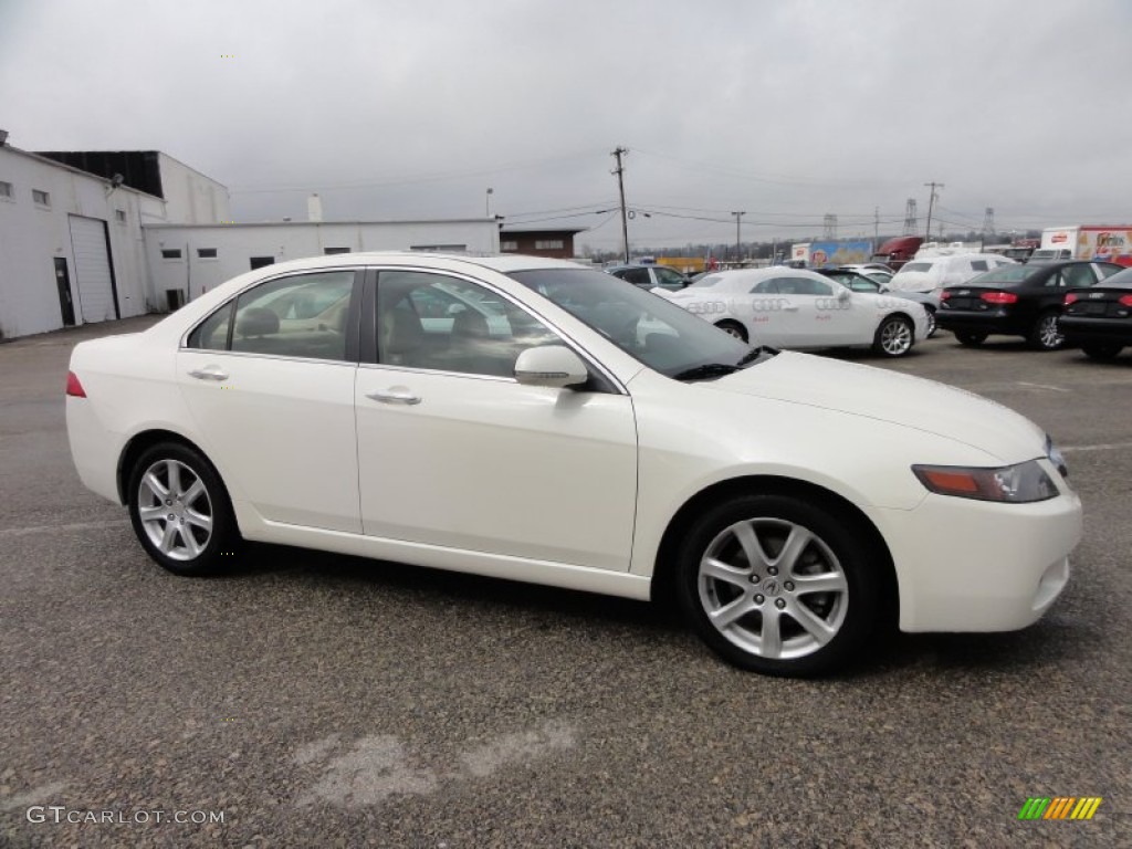 2005 TSX Sedan - Premium White Pearl / Quartz photo #7