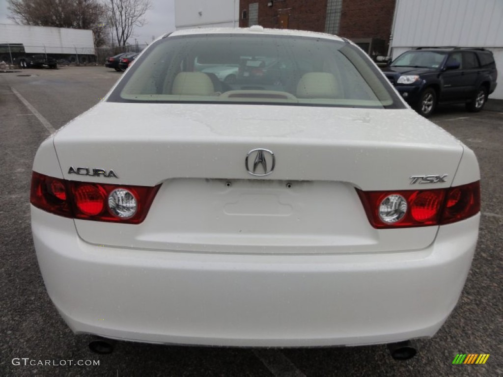 2005 TSX Sedan - Premium White Pearl / Quartz photo #10