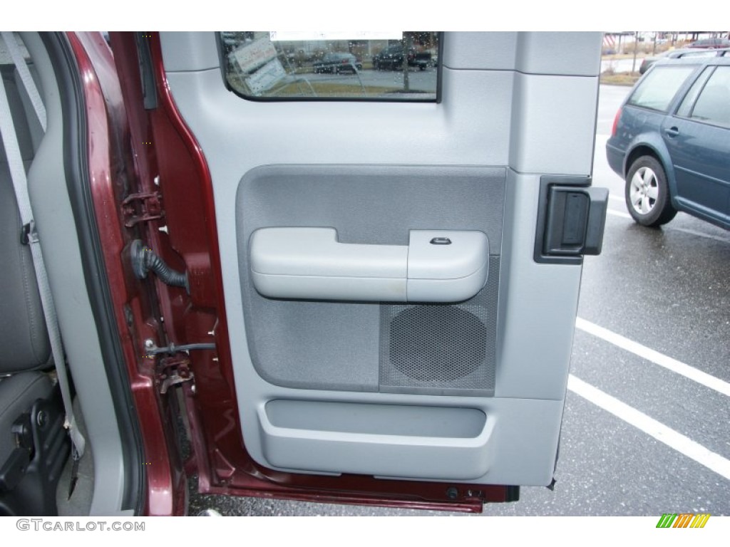 2006 F150 XLT SuperCab 4x4 - Dark Toreador Red Metallic / Medium/Dark Flint photo #13