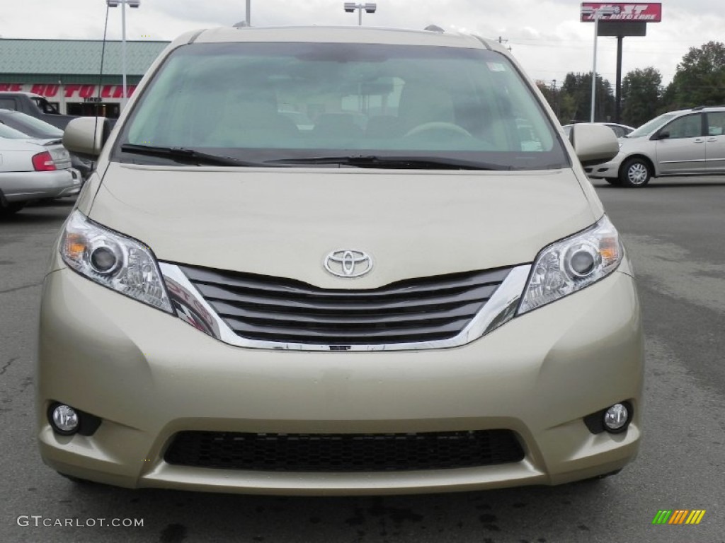 2012 Sienna XLE - Sandy Beach Metallic / Bisque photo #4