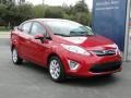 Red Candy Metallic - Fiesta SEL Sedan Photo No. 14