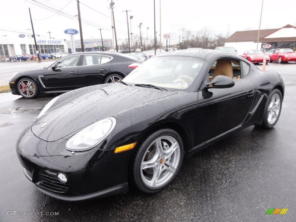 2010 Cayman  - Black / Sand Beige photo #2