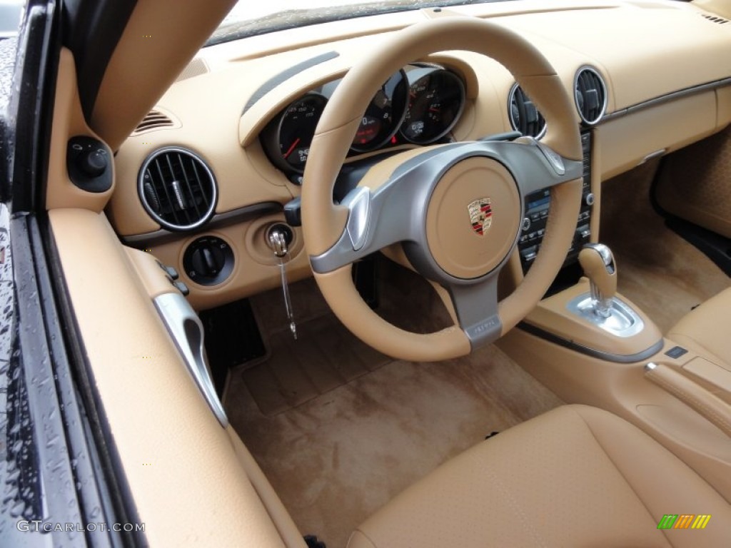 Sand Beige Interior 2010 Porsche Cayman Standard Cayman Model Photo #61742109