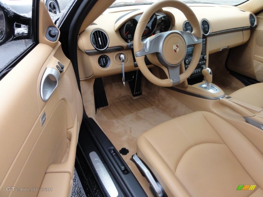 Sand Beige Interior 2010 Porsche Cayman Standard Cayman Model Photo #61742121