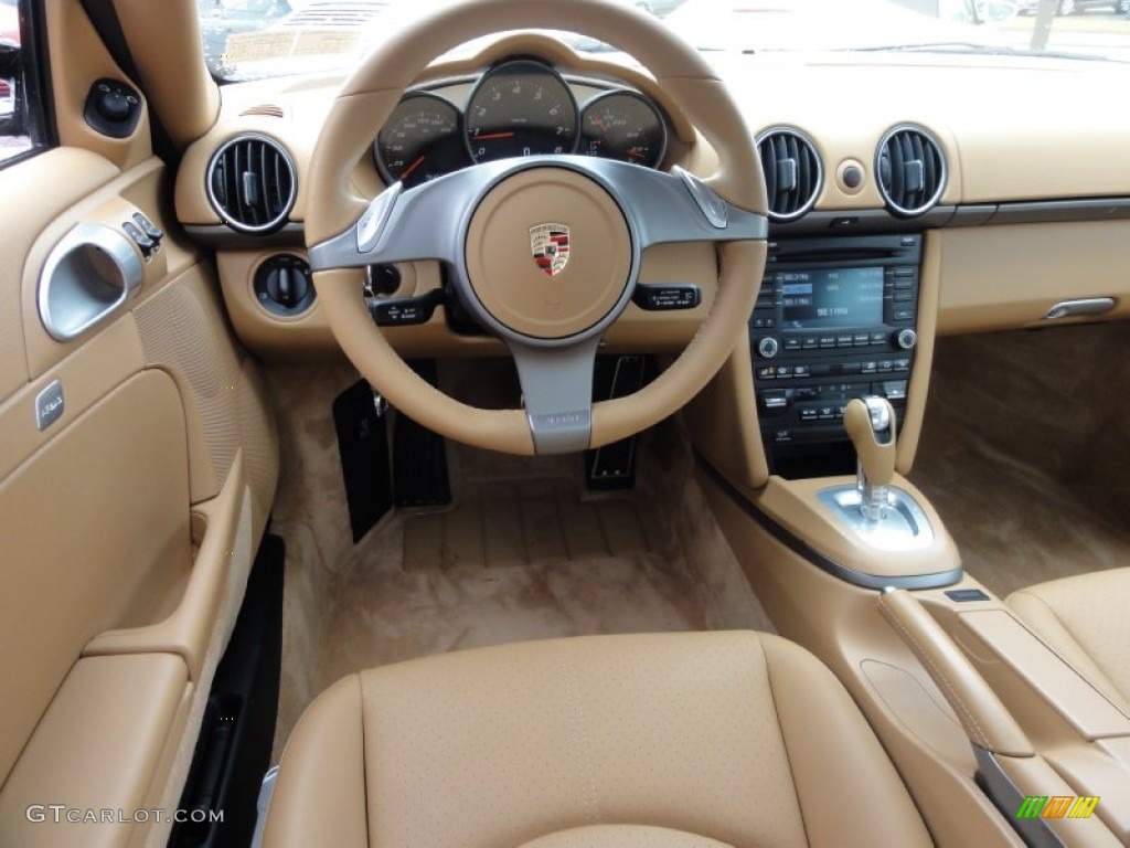 2010 Porsche Cayman Standard Cayman Model Sand Beige Dashboard Photo #61742275