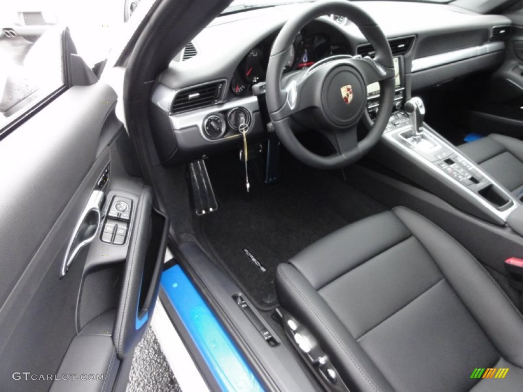 Black Interior 2012 Porsche New 911 Carrera S Coupe Photo #61742827