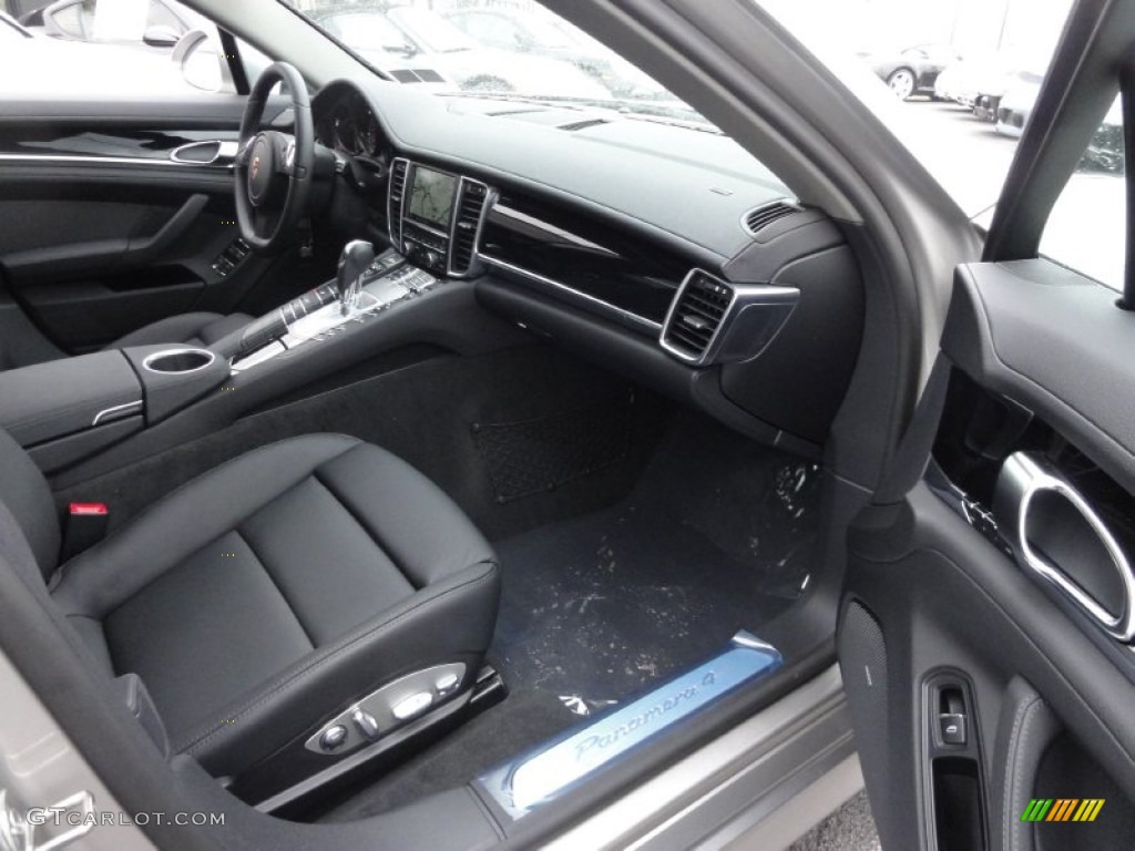 2012 Porsche Panamera 4 Black Dashboard Photo #61743643