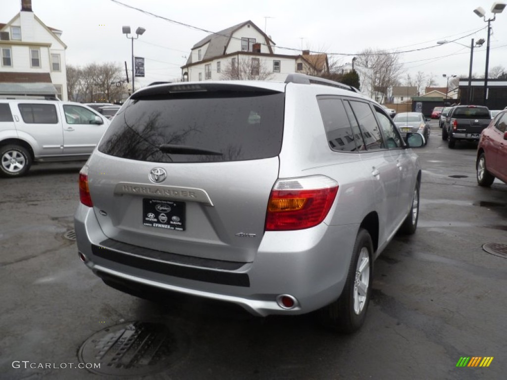 2010 Highlander V6 4WD - Classic Silver Metallic / Ash photo #3