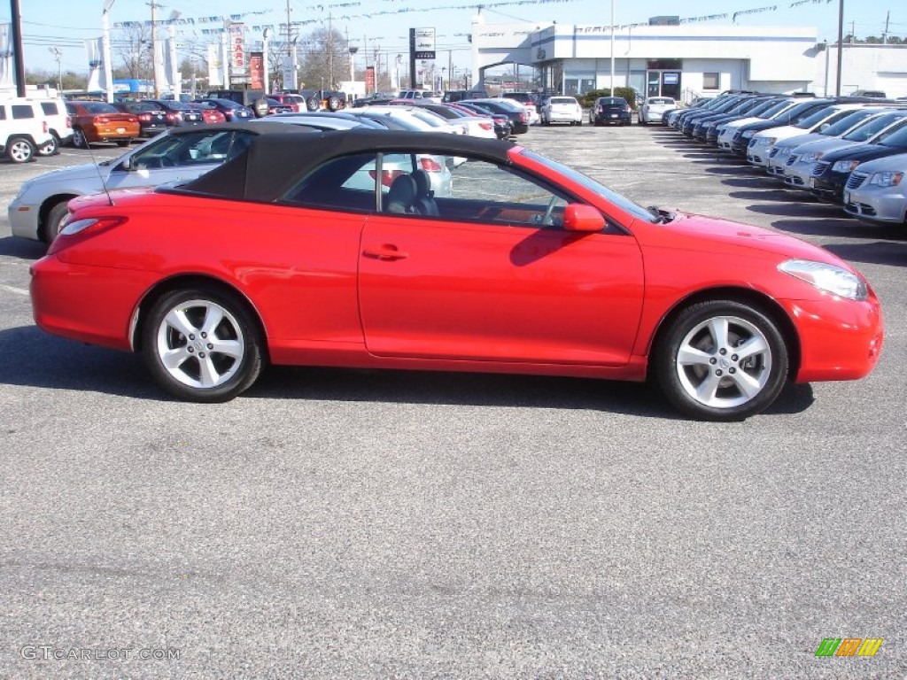 Absolutely Red 2007 Toyota Solara SLE V6 Convertible Exterior Photo #61744510