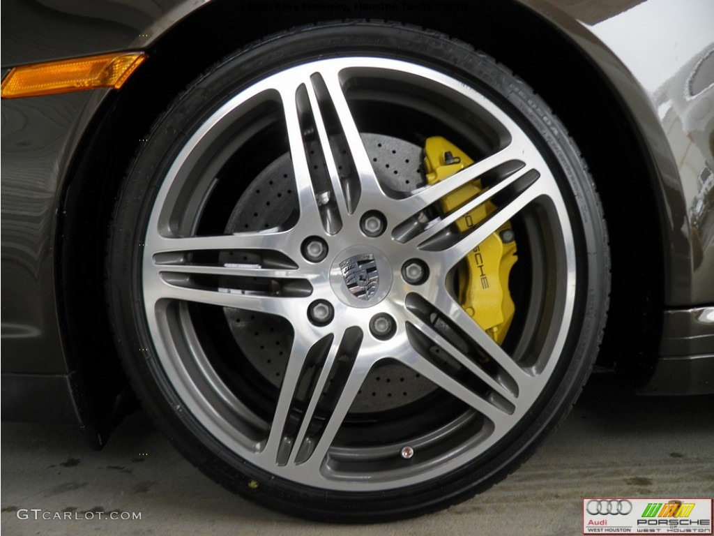 2008 911 Turbo Cabriolet - Macadamia Metallic / Black/Sand Beige photo #23