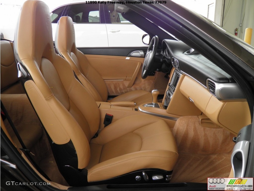 2008 911 Turbo Cabriolet - Macadamia Metallic / Black/Sand Beige photo #26