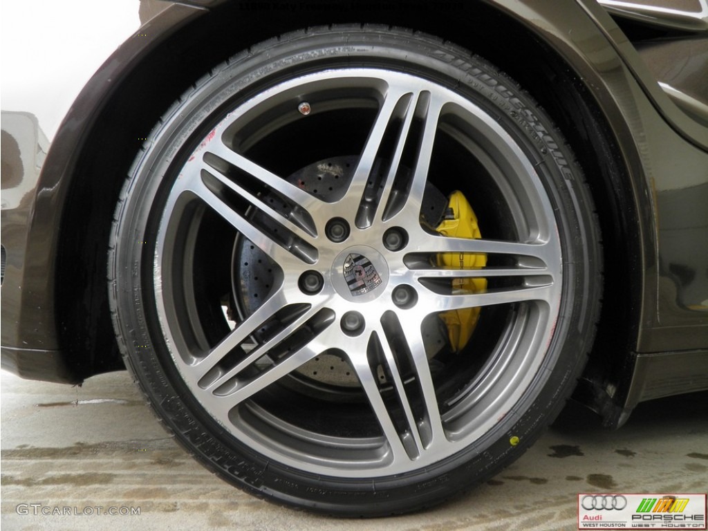 2008 911 Turbo Cabriolet - Macadamia Metallic / Black/Sand Beige photo #32
