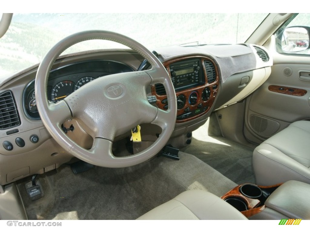 2001 Tundra Limited Extended Cab 4x4 - Desert Sand Metallic / Oak photo #18