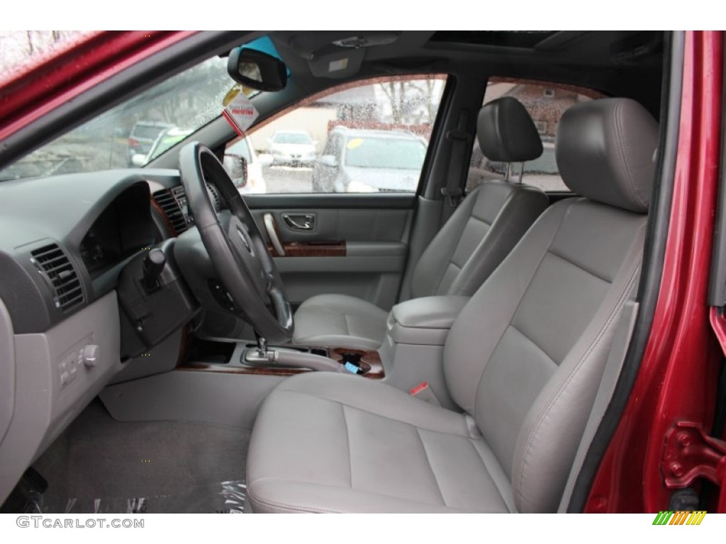 Gray Interior 2004 Kia Sorento EX 4WD Photo #61746484