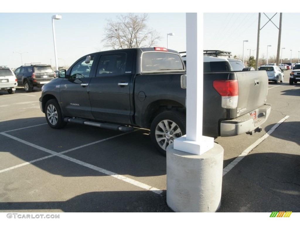 2011 Tundra Platinum CrewMax 4x4 - Black / Redrock/Black photo #3