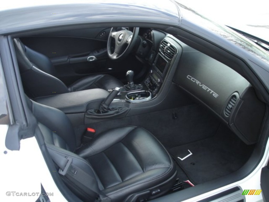 Ebony Black Interior 2010 Chevrolet Corvette ZR1 Photo #61746734