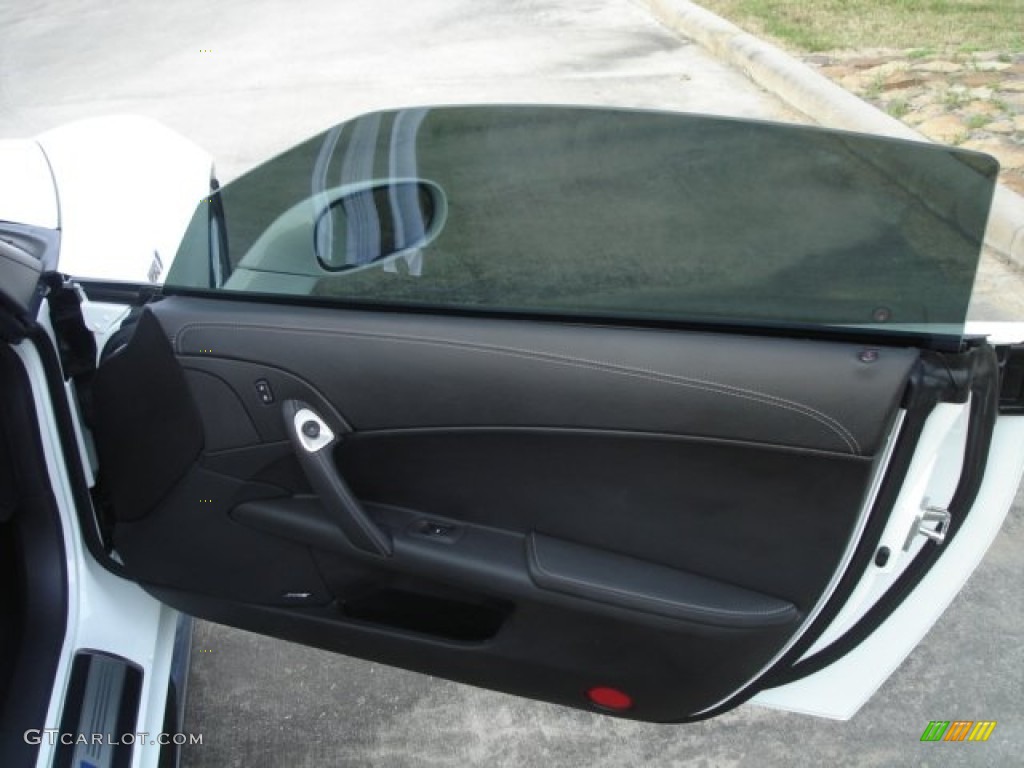 2010 Chevrolet Corvette ZR1 Ebony Black Door Panel Photo #61746808