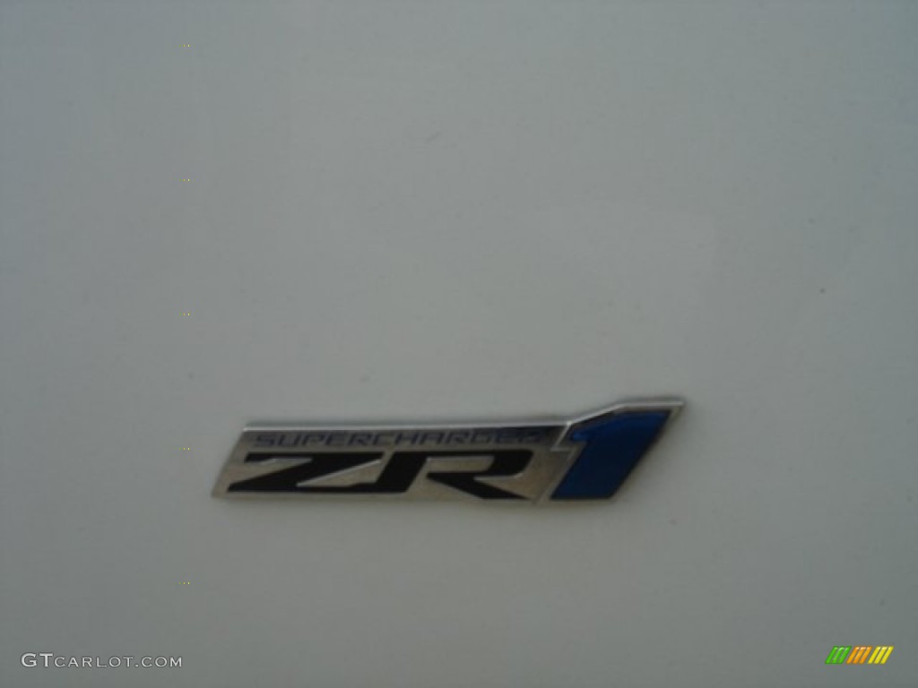 2010 Corvette ZR1 - Arctic White / Ebony Black photo #35