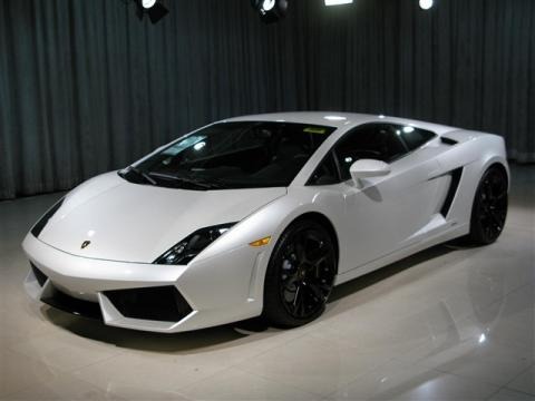 2009 Pearl White Lamborghini Gallardo LP5604 Coupe EGear