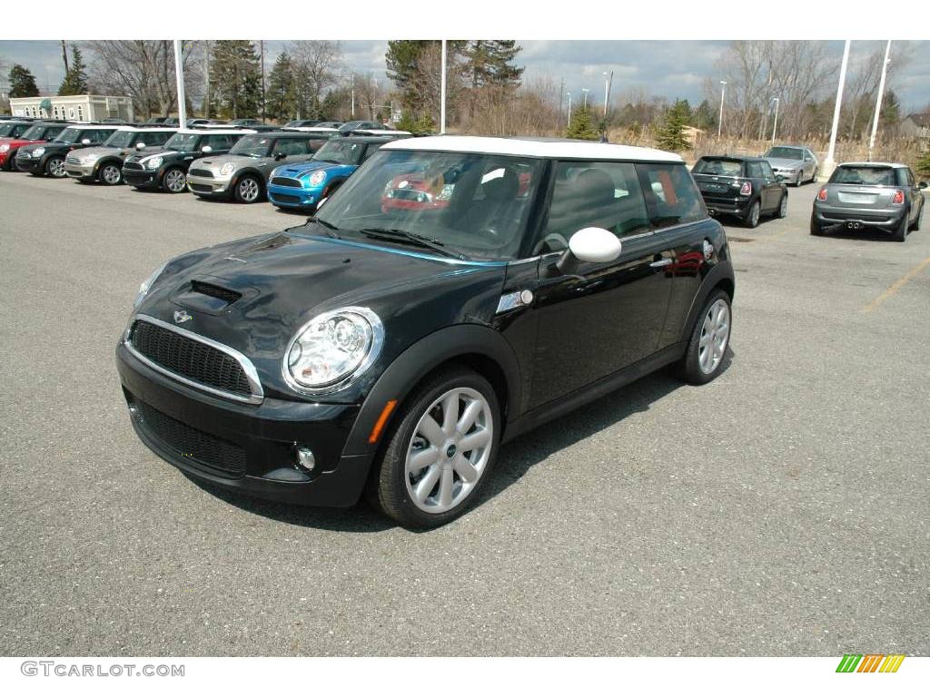 2009 Cooper S Hardtop - Midnight Black / Black/Grey photo #1