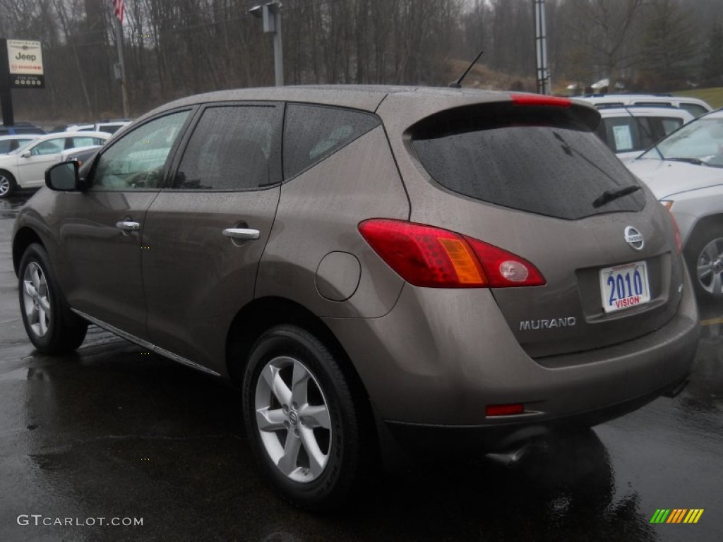 2010 Murano S AWD - Tinted Bronze Metallic / Beige photo #13