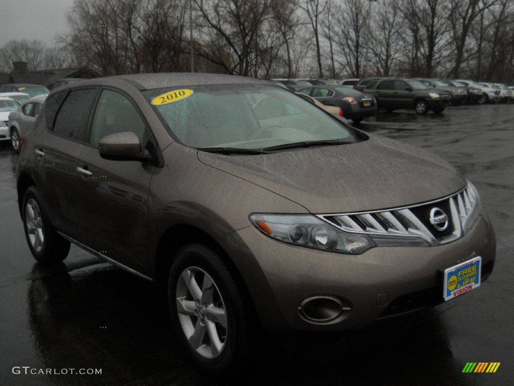 2010 Murano S AWD - Tinted Bronze Metallic / Beige photo #16