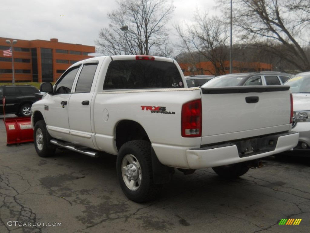 2004 Ram 2500 TRX4 Quad Cab 4x4 - Bright White / Dark Slate Gray photo #16