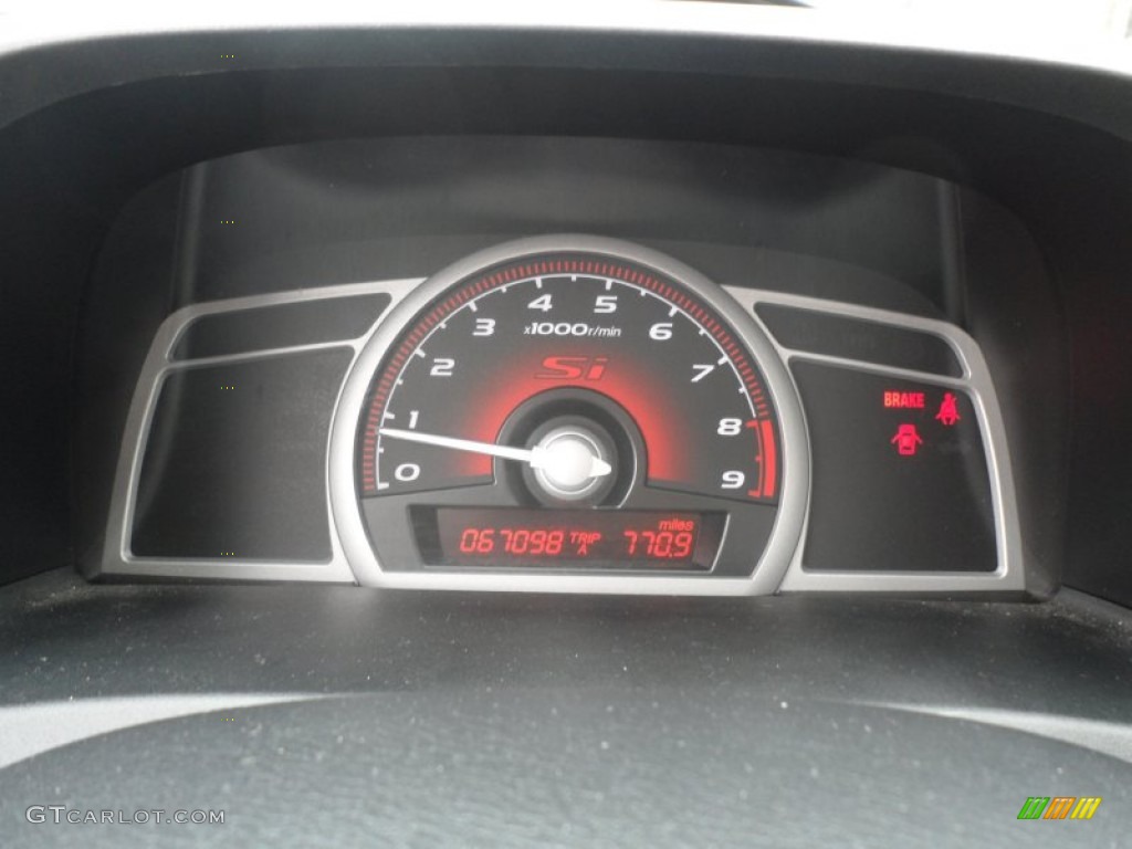 2009 Honda Civic Si Coupe Gauges Photo #61750688