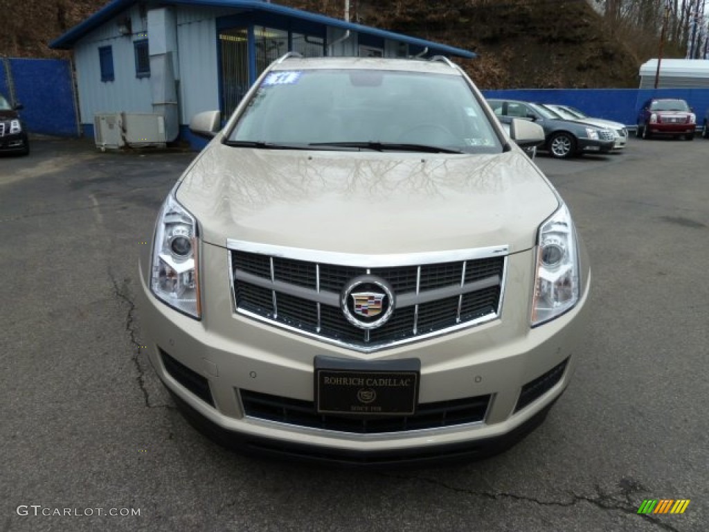 2011 SRX 4 V6 AWD - Gold Mist Metallic / Shale/Ebony photo #8